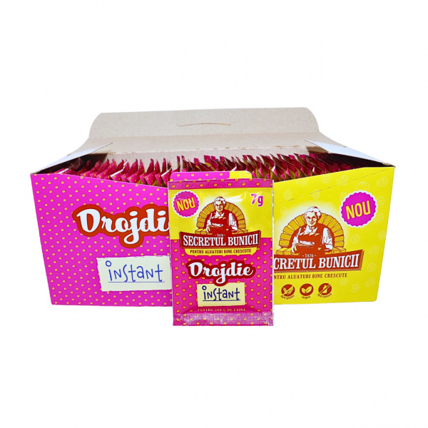 Drojdie instant Secretul Bunicii 7 g, 50 buc