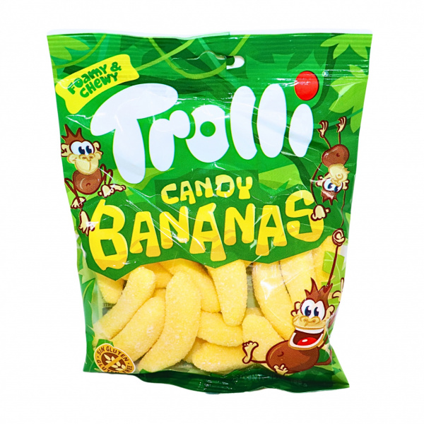 Marshmallow jeleuri moi Candy Bananas Trolli 100 g