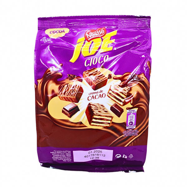 Napolitane Joe glazura si crema cacao 160 g