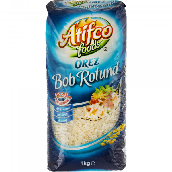 Orez cu Bob Rotund Atifco 1kg, 10 buc