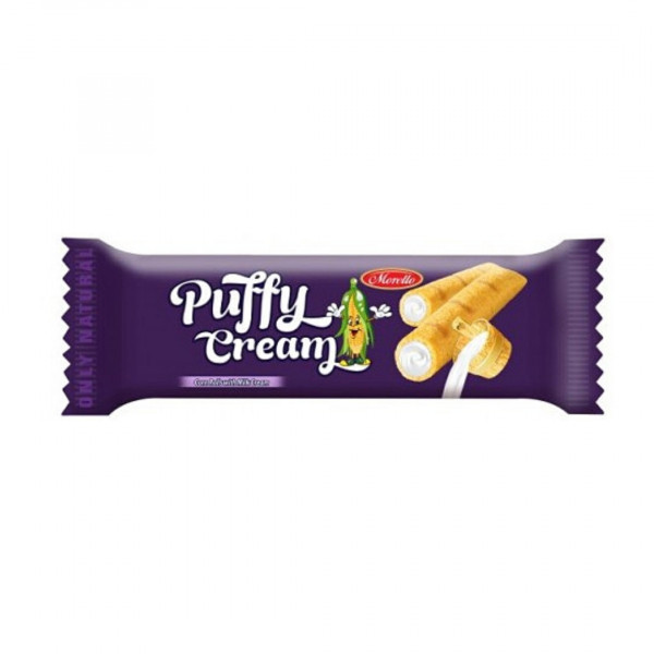 Puffy Cream Morello cu lapte 18 g, 24 buc