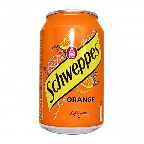 Suc Schweppes Orange doza 330 ml, 24 buc