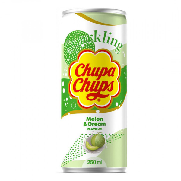 Bautura racoritoare Chupa Chups cu pepene 250 ml, 24 buc