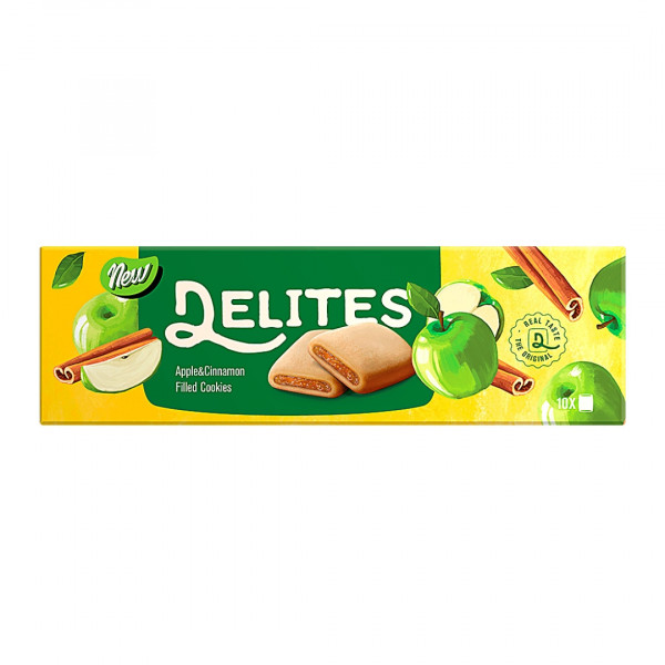 Biscuiti cu crema de mere si scortisoara Delites 100 g