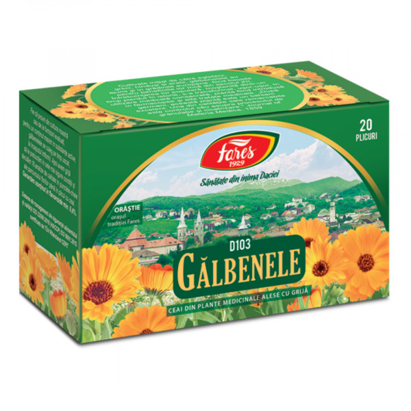 Ceai de galbenele Fares 20 plicuri