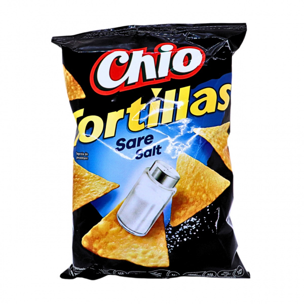 Chipsuri cu sare Chio Tortillas Salt 110 g