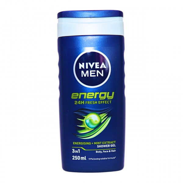 Gel de dus Nivea Men 3in1 Energy 250 ml