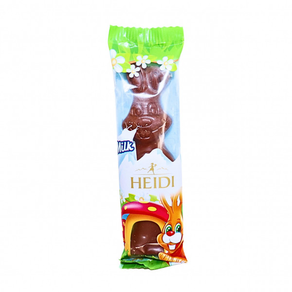 Iepuras din ciocolata si lapte Heidi 45 g