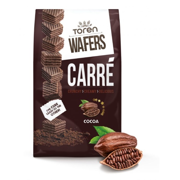 Napolitane cu crema de cacao Toren 125 g