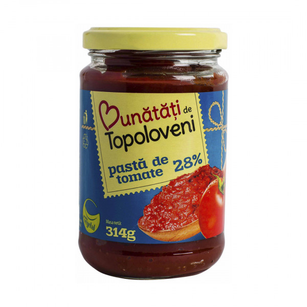 Pasta de tomate concentrata Topoloveni 28% 314g