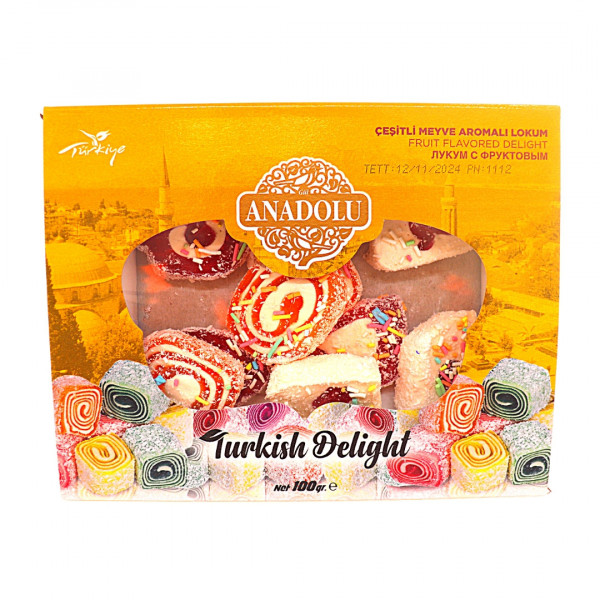 Rahat mixt turcesc cu rulouri asortate Anadolu 100 g