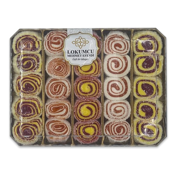 Rahat turcesc special cu arome de fructe mixte, 1 kg