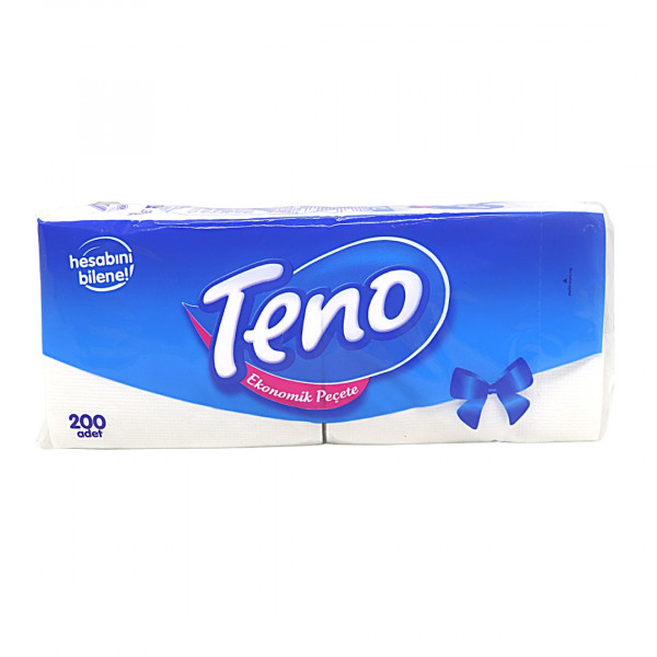 Servetele albe pentru masa Teno, 200 buc