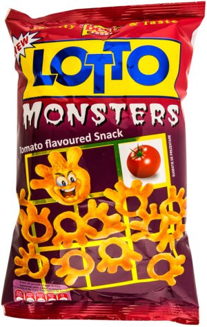 Snacks Lotto Monsters 35 g, 40 buc