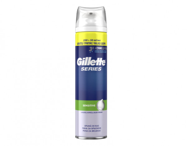 Spuma de ras Gillette Sensitive 300 ml