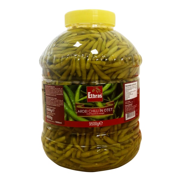Ardei chilli in otet Ethras, 9.5 kg