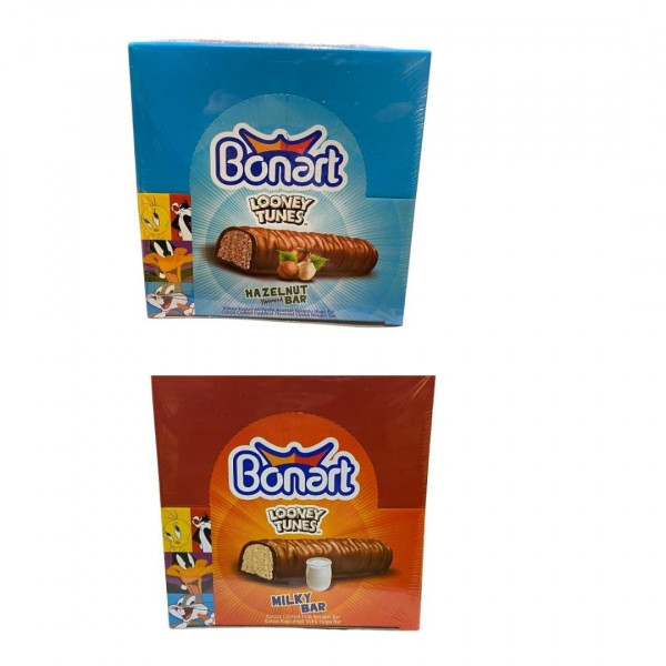 Baton ciocolata Bonart diverse sortimente 15 g, 24 buc