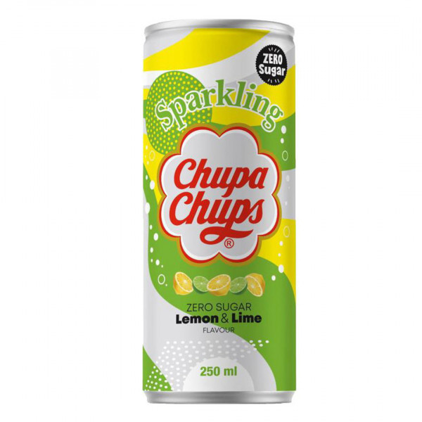 Bautura racoritoare Chupa Chups cu lamaie 250 ml, 24 buc