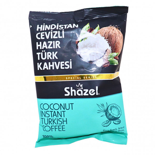 Cafea instant turceasca cu aroma de cocos Shazel 100 g