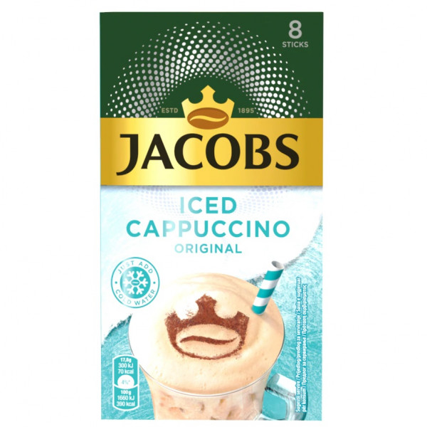 Cappuccino Iced Original Jacobs 8 plicuri 17,8 g