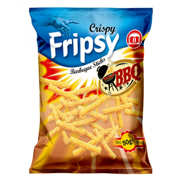 Chipsuri barbeque Fripsy 50 g, 25 buc