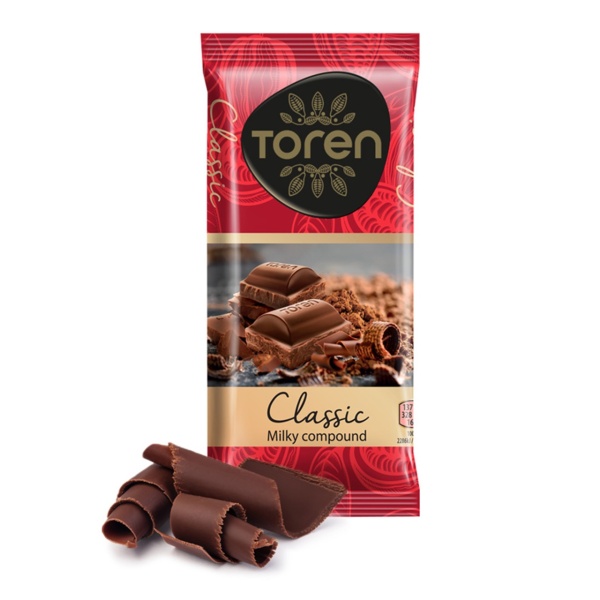 Ciocolata clasica Toren Classic Red 50 g, 24 buc