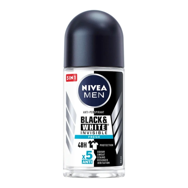Deodorant roll on Nivea Men Invisible Fresh, 50 ml