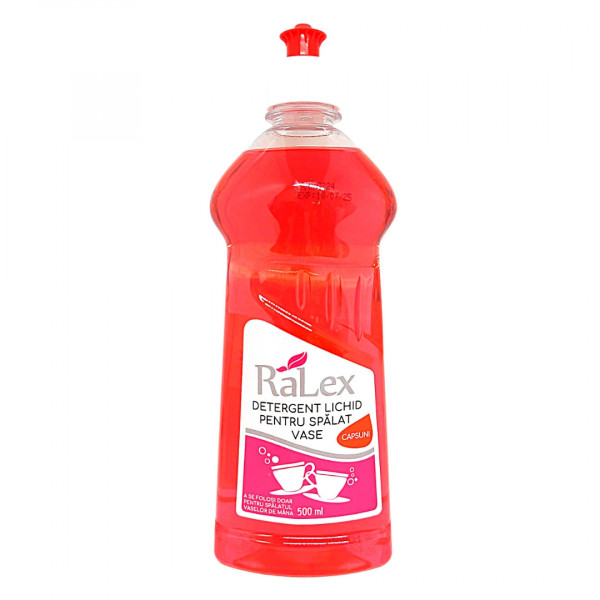 Detergent de vase capsuni Ralex 500 ml