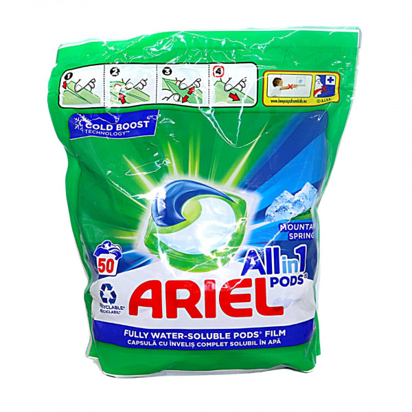Detergent gel 50 capsule Ariel