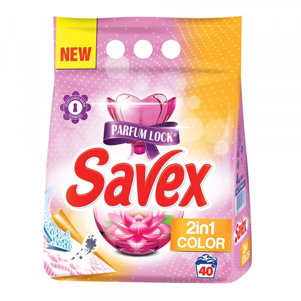 Detergent pudra pentru rufe colorate Savex 4 kg