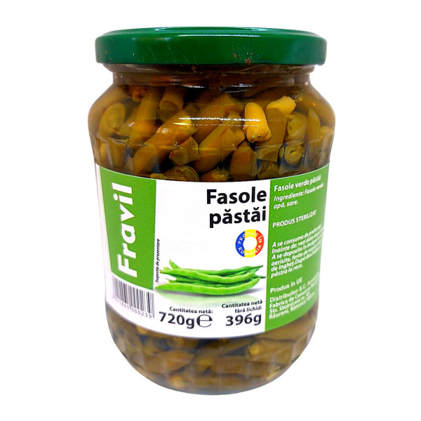 Fasole verde pastai Fravil 720 ml