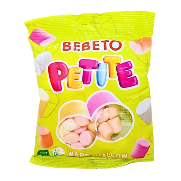 Jeleu marshmallow Bebeto Mix Suport 70 g, 12 buc