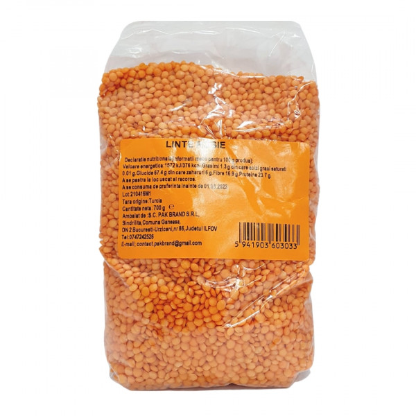 Linte rosie Pak Brand 500 g