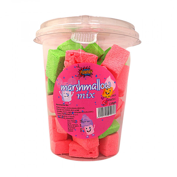 Marshmallow colorat mix Funday 150 g