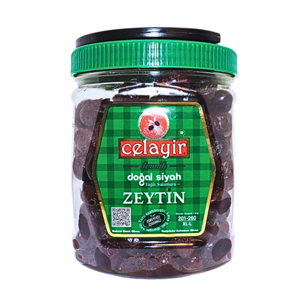 Masline negre in ulei Celayir 201-260, 750 g