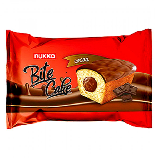 Prajitura cu crema de cacao Nukka Bite Cake 40 g, 24 buc