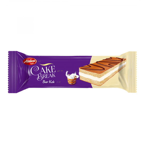 Prajitura cu crema de lapte Aldiva Mini Break 25 g, 24 buc