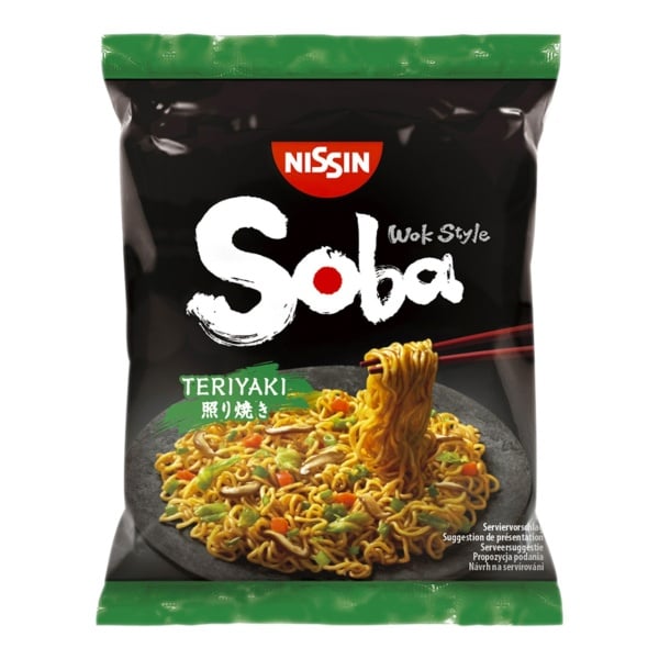 Taitei instant soba teriyaki Nissin, 110 g