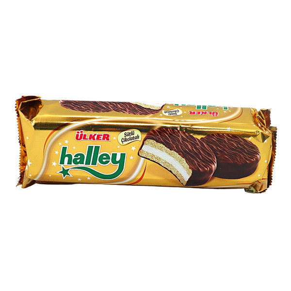 Biscuiti glazurati si marshmallow Halley Ulker 240 g