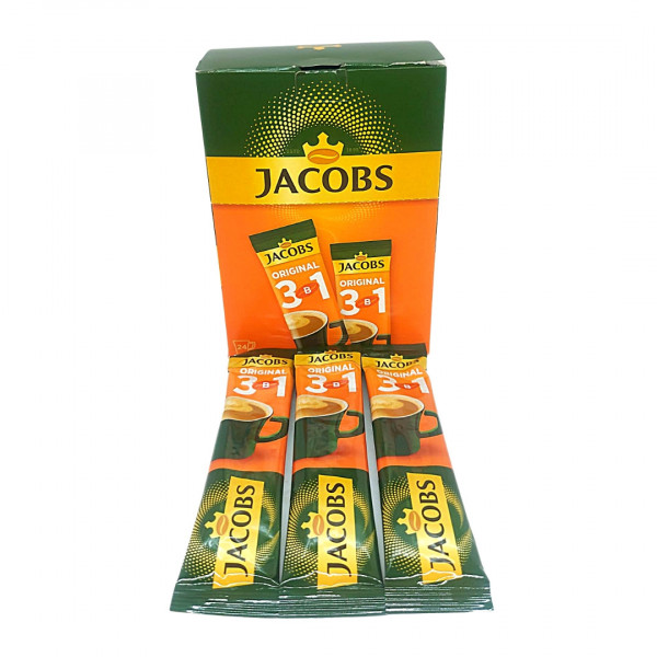 Cafea instant Jacobs 3in1 Original, 20 plicuri
