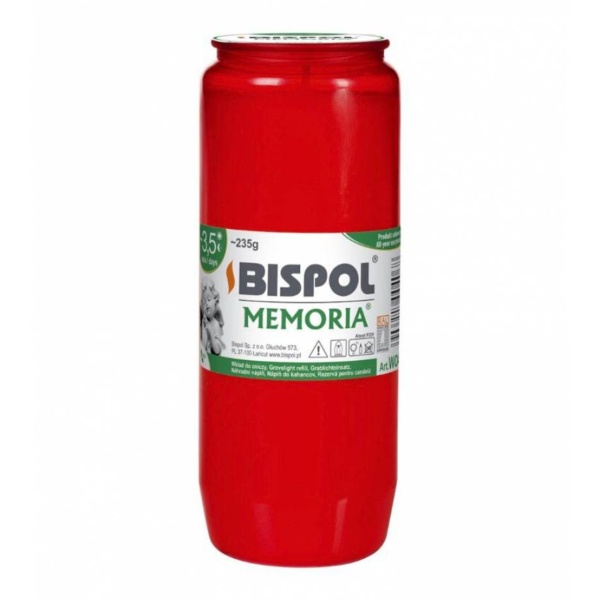 Candela rezerva Bispol Memoria W07, 310 g, 16 buc