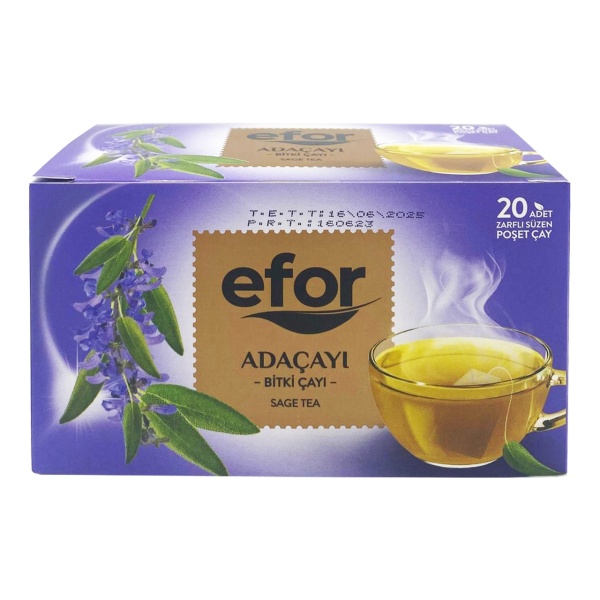 Ceai de salvie Efor 20 pliculete, 26 g