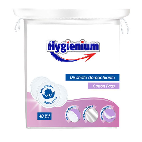 Dischete demachiante Hygienium 40 buc
