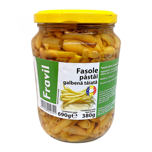 Fasole pastai galbena taiata Fravil 680 g