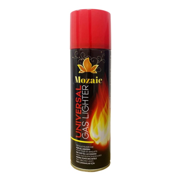 Gaz spray pentru reincarcare brichete Mozaic, 270 ml