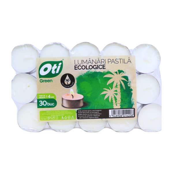 Lumanari pastile ecologice Oti 30 buc