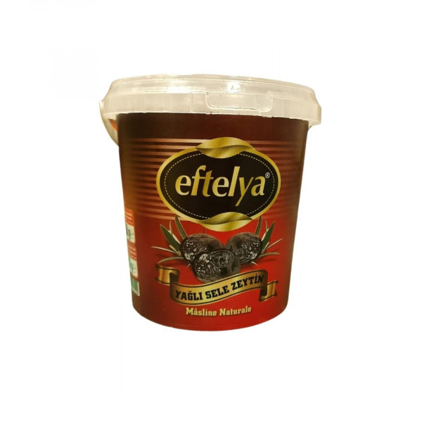 Masline naturale negre Eftelya 700 g