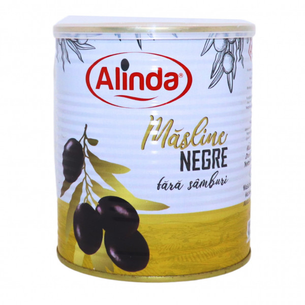 Masline negre fara samburi Alinda 360 g