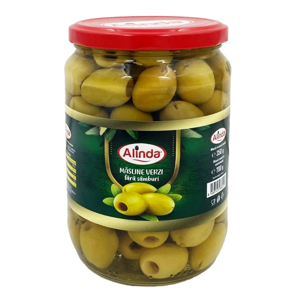 Masline verzi fara samburi Alinda 350 g