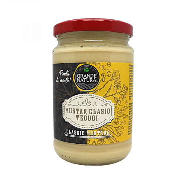 Mustar clasic Tecuci Grande Natura 300 g